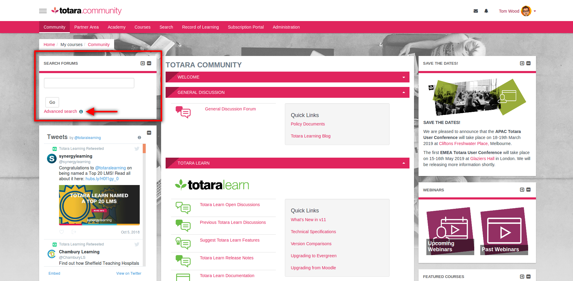 totara community